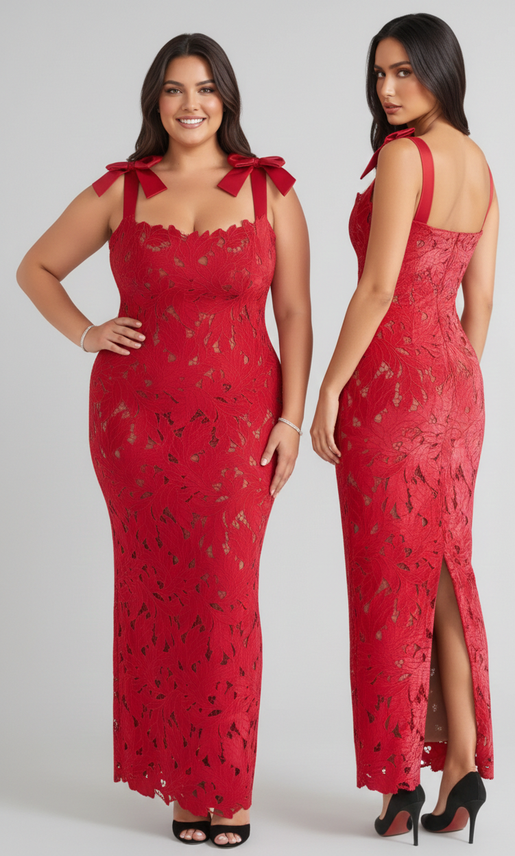 Abito Scarlet Bow Lace