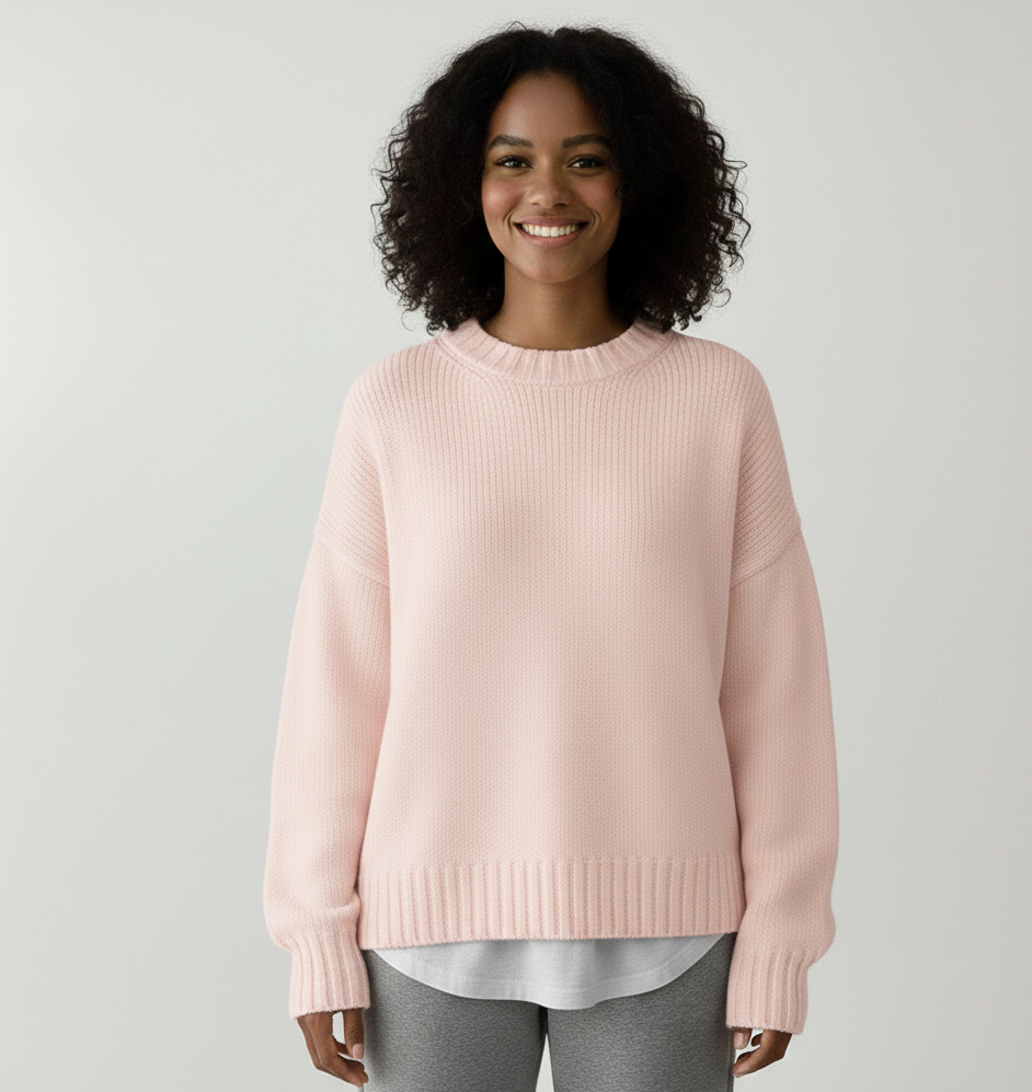 Maglione Relax Fit Rosa