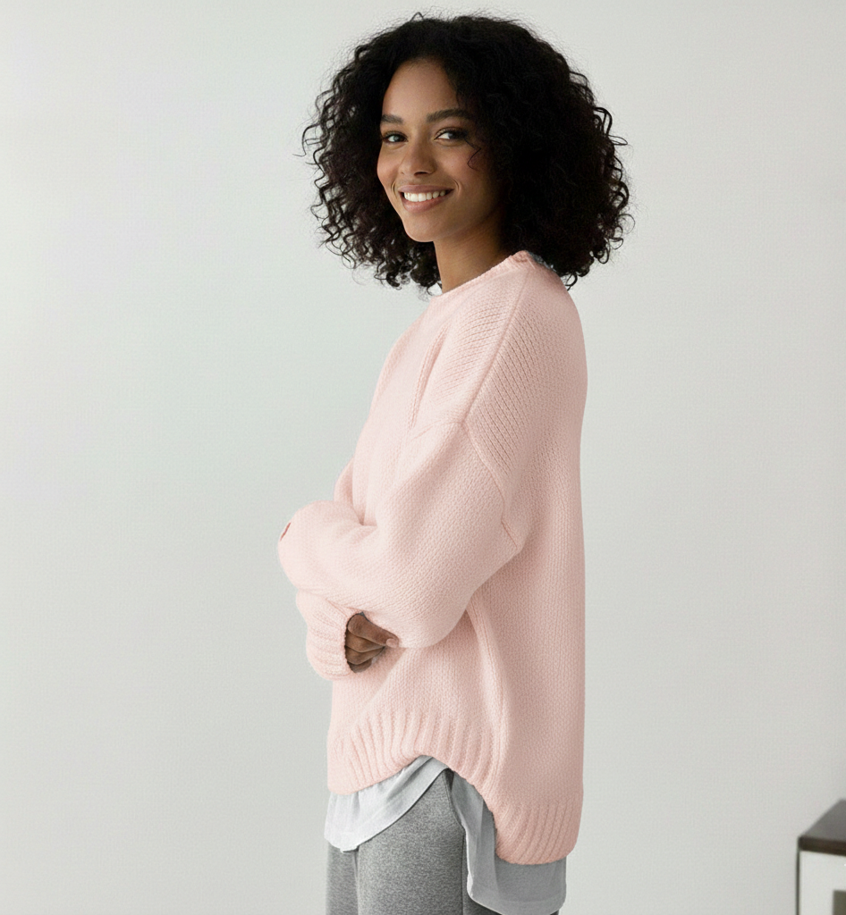 Maglione Relax Fit Rosa
