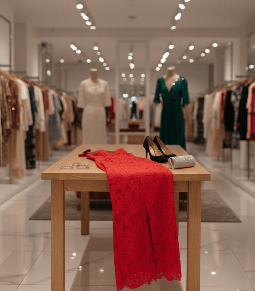 Abito Scarlet Bow Lace - DressMilano