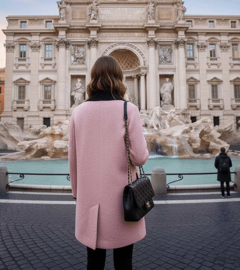 Cappotto Sartoriale Rosa - DressMilano