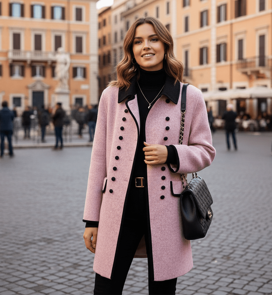 Cappotto Sartoriale Rosa - DressMilano