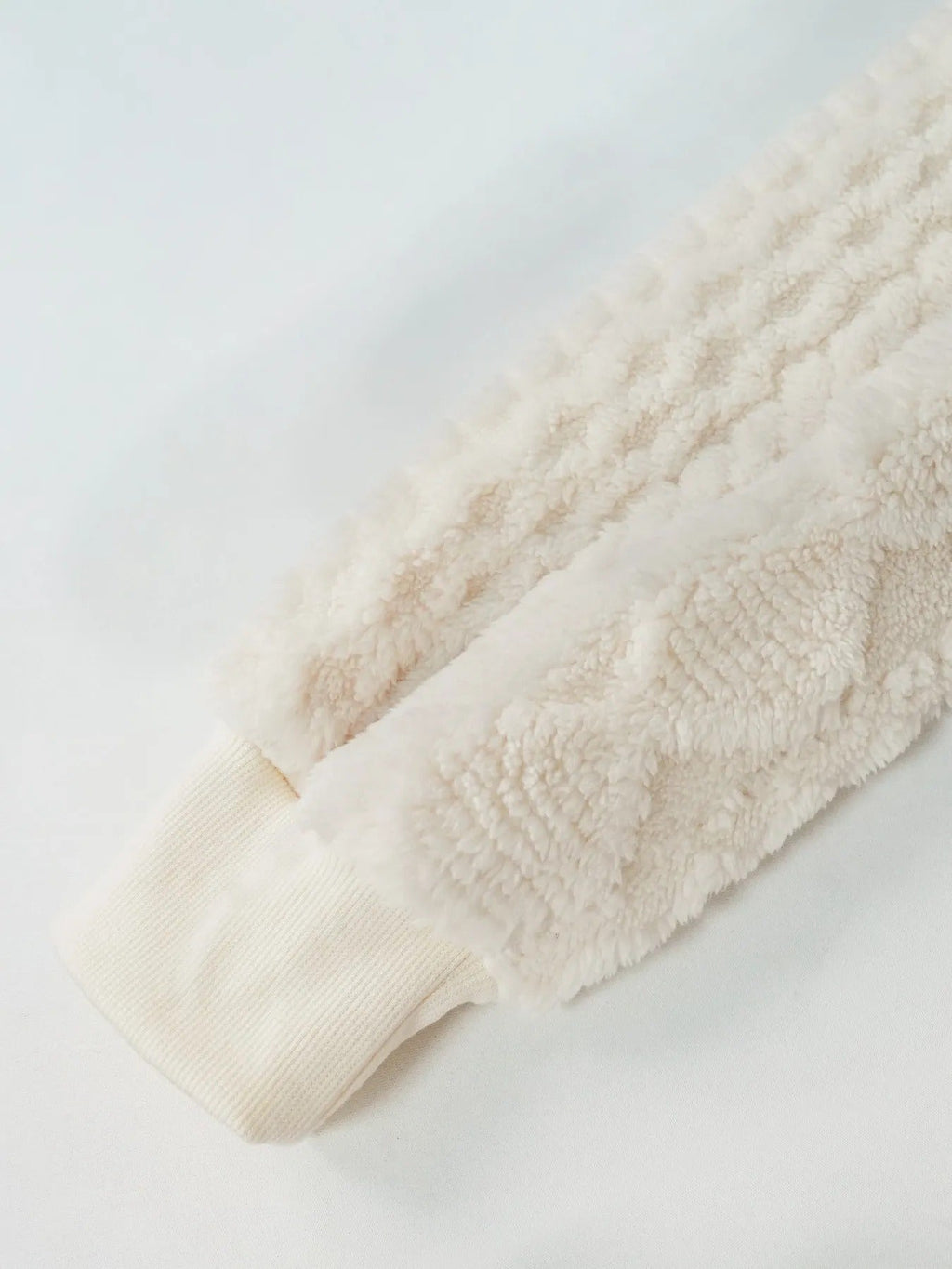 Hoodie Teddy Cream - DressMilano