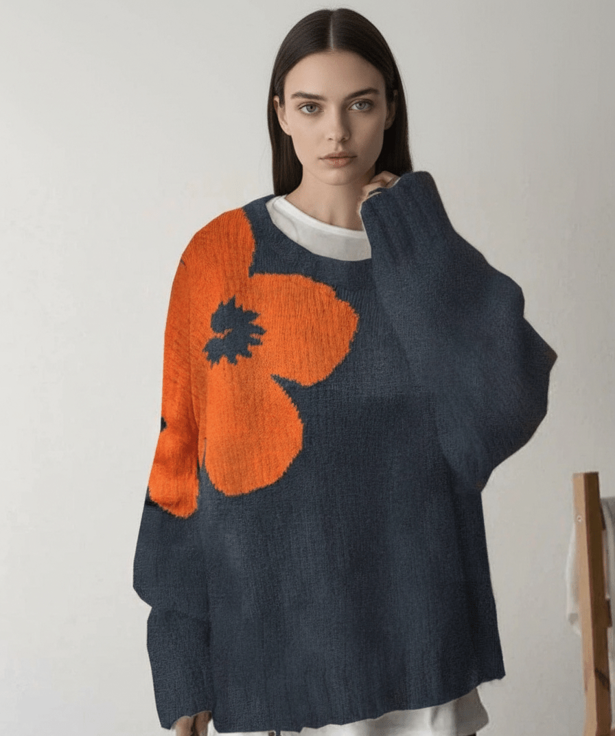 Maglione Relax Fit con Tasca - DressMilano