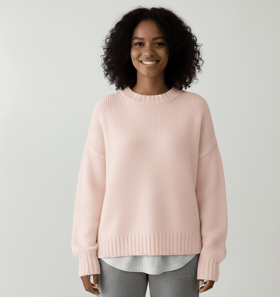 Maglione Relax Fit Rosa - DressMilano