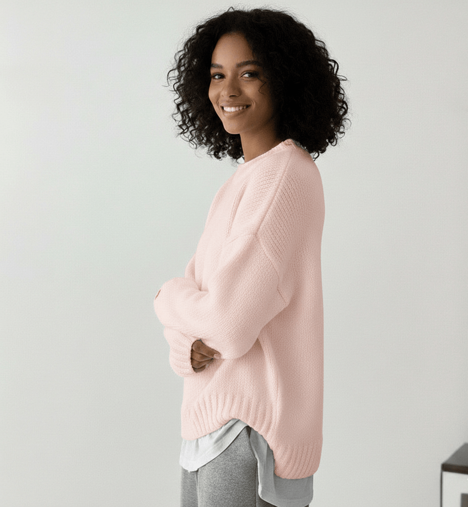 Maglione Relax Fit Rosa - DressMilano