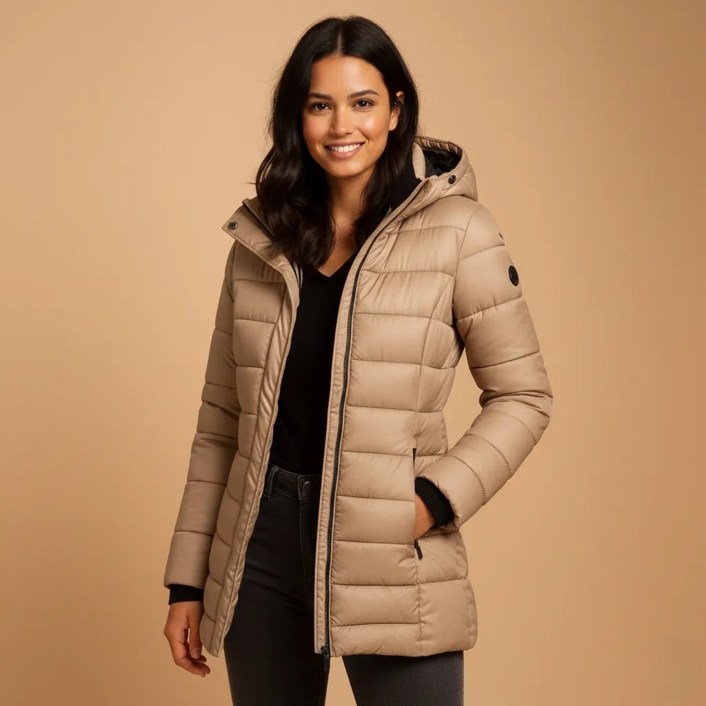 Piumino lungo con cappuccio - DressMilano